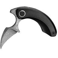 Noże - Nóż składany Bestech Strelit Black Stonewashed Titanium, Damascus by Ostap Hel (BT2103H) - miniaturka - grafika 1