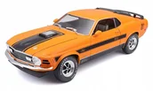 Samochody i pojazdy dla dzieci - MAISTO Ford Mustang Mach 1 1970 1/18 31453 Orange - miniaturka - grafika 1