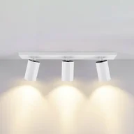 Lampy sufitowe - Deko-Light Reflektor sufitowy CAN TILT, biały, 48 x 9 cm, 3-punktowa, metal GU10 możliwość ściemniania, biały / opal, salon / jadalnia, aluminium - miniaturka - grafika 1