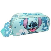 Kosmetyczki, organizery i kuferki - Piórnik szkolny Stitch tuba saszetka kosmetyczka dwukomorowa - miniaturka - grafika 1