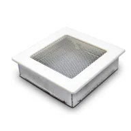 Akcesoria kominkowe - 4 Fire Kratka kominkowa Standard biała 17 cm x 17 cm - miniaturka - grafika 1