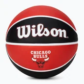Koszykówka - Piłka do koszykówki Wilson NBA Team Tribute Chicago Bulls red rozmiar 7 - miniaturka - grafika 1