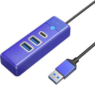 Hub USB Orico 2 x USB 3.0 + USB-C Niebieski (PWC2U-U3-015-BL-EP) - Huby USB - miniaturka - grafika 1