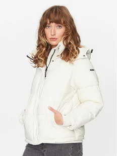 Pepe Jeans Kurtka zimowa Morgan PL402273 Biały Regular Fit - Kurtki damskie - miniaturka - grafika 1