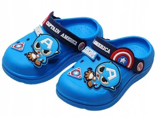 KLAPKI KAPCIE DZIECIĘCE BUTY SANDAŁKI KROKSY MARVEL KAPITAN AMERYKA 25-26 - Buty dla chłopców - miniaturka - grafika 1