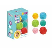 Zabawki interaktywne dla dzieci - BamBam BAM BAM ZESTAW KUL SENSORYCZNYCH 6SZT 0/36 HE0256 - miniaturka - grafika 1