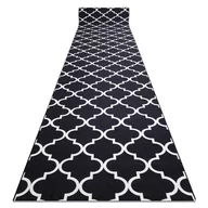 Dywany - CHODNIK PODGUMOWANY 57 cm KONICZYNA MAROKAŃSKA czarny TRELLIS 30350, 57x590 cm - miniaturka - grafika 1