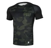 Odzież taktyczna i umundurowanie - Rashguard termoaktywny Pit Bull Performance Pro Plus Dillard Casino - Oliwkowy Camo XXL - miniaturka - grafika 1