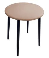 Taborety i hokery - Taboret TRIX D11 buk podstawa czarna - miniaturka - grafika 1