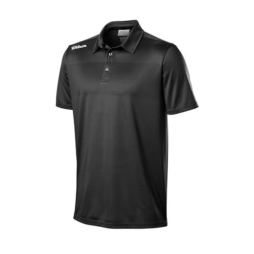 Wilson Męska koszulka polo czarna