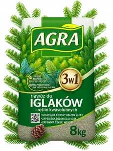 Granulat do iglaków 8kg Nawóz mineralny długodziałający do roślin iglastych - Nawozy ogrodnicze - miniaturka - grafika 1