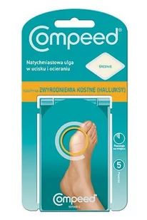 Johnson&Johnson Plastry compeed na halluksy x 5 szt - Apteczki i materiały opatrunkowe - miniaturka - grafika 1