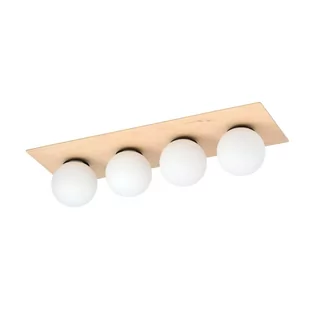 Emibig Kenzo lampa sufitowa 4-punktowa brązowa/biała 1142/4 - Lampy sufitowe - miniaturka - grafika 4