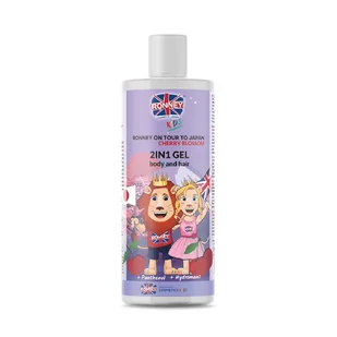 Ronney Ronney Kids On Tour To Japan Delikatny żel do mycia włosów i ciała dla dzieci 300 ml - Kosmetyki kąpielowe dla dzieci - miniaturka - grafika 3