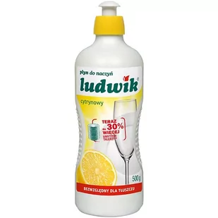 Ludwik Cytrynowy 500g - balsam do mycia naczyń - Płyny do naczyń Ludwik Cytrynowy 500g - balsam do mycia naczyń - Płyny do naczyń - miniaturka - grafika 1