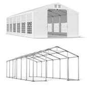 Pawilony ogrodowe - Namiot Imprezowy Całoroczny 8x12 Biały WINTER ISD - miniaturka - grafika 1