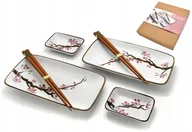 Kuchnie świata - Zestaw do sushi Sakura kwiaty wiśni, 6 elementów - Emro Aziatica - miniaturka - grafika 1