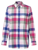 Koszule damskie - Marie Lund - Bluzka damska, biały|wielokolorowy|wyrazisty róż - miniaturka - grafika 1