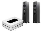 Zestawy stereo - Bluesound POWERNODE (biały) + Diva 5 (czarny) - miniaturka - grafika 1