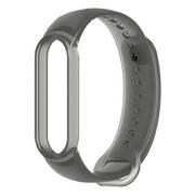 Akcesoria do smartwatchy - Hurtel Zamienna silikonowa opaska pasek do Xiaomi Mi Band 5 szary - miniaturka - grafika 1