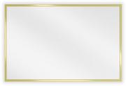 Lustra - Mexen Loft lustro łazienkowe prostokątne 60 x 40 cm, rama złota - 9852-060-040-000-50 - miniaturka - grafika 1