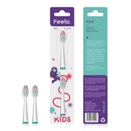 Końcówki do szczoteczek elektrycznych - Feelo Kids Końcówki do szczoteczki sonicznej dla dzieci 3-6 lat 2 sztuki - miniaturka - grafika 1