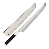 Noże kuchenne - Sakai Takayuki Kageuchi Honyaki Shirogami#2 Nóż Sakimaru Yanagiba 30 cm - miniaturka - grafika 1