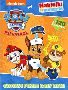 Psi Patrol. Naklejki na numerki. Gotowi przez cały rok - Kolorowanki, wyklejanki - miniaturka - grafika 1