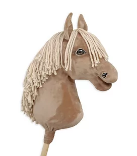 Hobby Horse Duży Koń Na Kiju Premium - Izabelowaty A3 - Maskotki i pluszaki - miniaturka - grafika 1