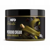 Słodkie kremy i masła - KFD Krem pistacjowy z mleczną czekoladą 200g - miniaturka - grafika 1