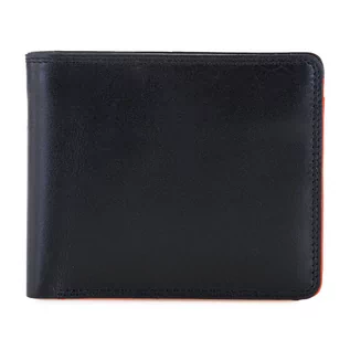 Portfele - Mywalit Mywalit Standard Portfel RFID skórzany 11 cm black/orange 4006-151 - grafika 1