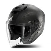 Kaski motocyklowe - Kask Otwarty Shark Jet Carbon Speed-Tech Antracyt/CzarnyL - miniaturka - grafika 1