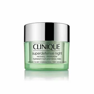Clinique Superdefense Night Recovery Moisturizer, regenerujący krem na noc do skóry suchej, 50 ml - Kremy do twarzy - miniaturka - grafika 1