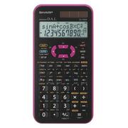 Kalkulatory - Sharp Kalkulator EL-520XPK, czarno-różowe, naukowy - miniaturka - grafika 1