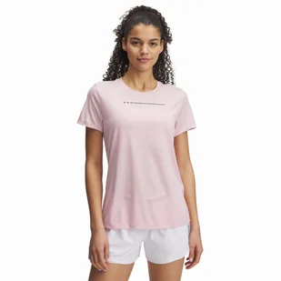 Koszulka damska Under Armour Tech PTH Graphic SSC Rozmiar: XS / Kolor: różowy - Koszulki sportowe damskie - miniaturka - grafika 1