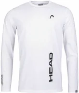Koszulki sportowe męskie - HEAD PROMO LS M White 2021 - miniaturka - grafika 1