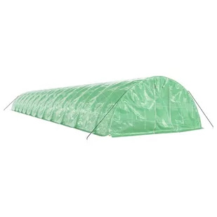 Szklarnia ze stalową ramą, zielona, 120 m², 24x5x2,3 m Lumarko! - Szklarnie ogrodowe - miniaturka - grafika 4