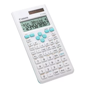 Canon Kalkulator F-715SG, biała, szkolny, 12 cyfr, obudowa z niebieskim wykończeniem - Kalkulatory - miniaturka - grafika 2