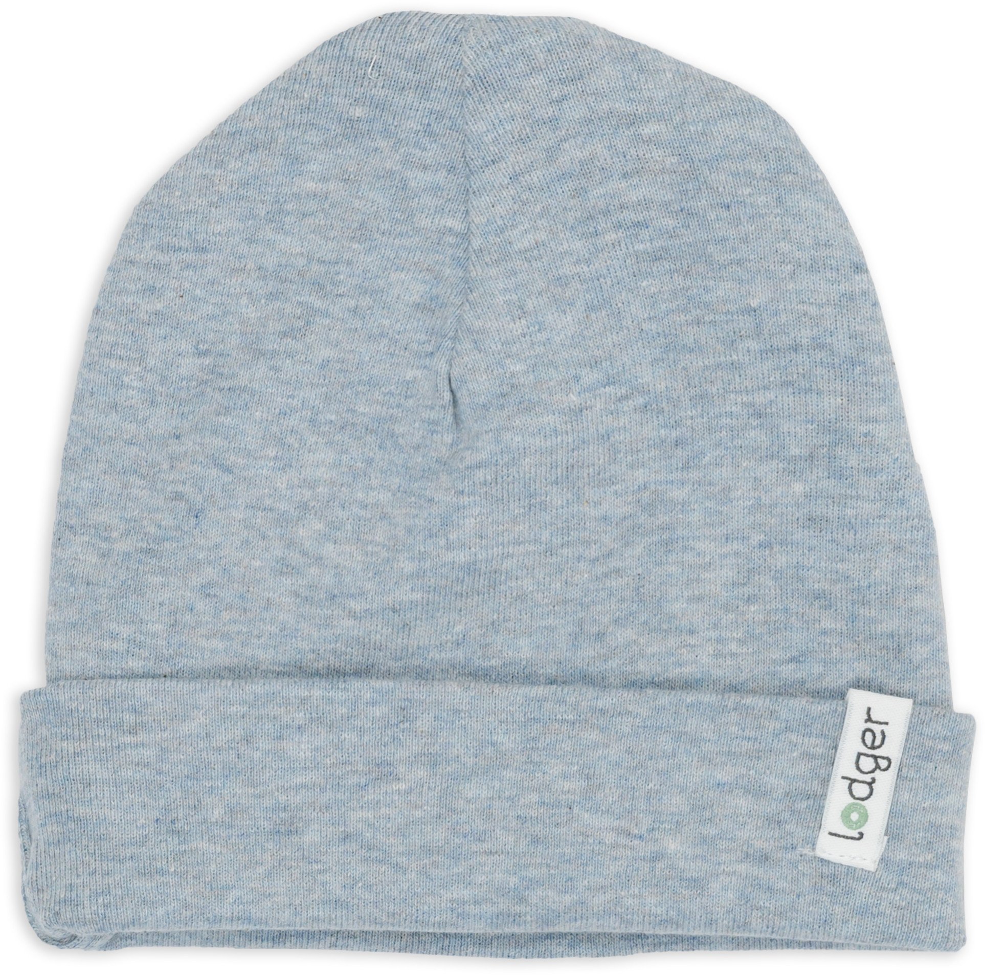 TB Print Lodger Beanie Melange czapka dziecięca Blue Fogg 0-6 miesięcy BEM 110_0-6 BEM 110_0-6 8719033419421