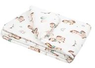 Pościel dla dzieci - Bambusowa Kołderka Starszaka / dla dorosłych Koniki 140x200 cm - miniaturka - grafika 1