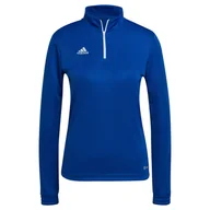 Bluzy sportowe damskie - Bluza piłkarska damska adidas Entrada 22 Top Training - miniaturka - grafika 1