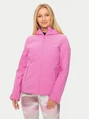 Kurtki narciarskie - 4F Kurtka narciarska 4FWAW24TTJAF572 Różowy Regular Fit - miniaturka - grafika 1