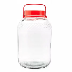 Słoik Szklany Z Pokrywką Na Przetwory I Ogórki 3 L - Pojemniki kuchenne - miniaturka - grafika 1