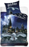 Pościel dla dzieci - Bawełniana Pościel Harry Potter 140x200 Sowa Hedwiga Hogwarts - miniaturka - grafika 1