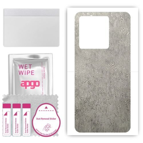 folia naklejka skórka strukturalna na TYŁ do Realme C63 - Beton - apgo SKINS