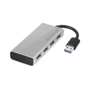 HUB USB Club 3D Club3D USB-Hub USB 3.0 Typ A 4x USB 3.0 Typ A mit Netzteil CSV-1431 - Huby USB - miniaturka - grafika 1