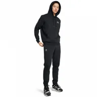 Spodnie sportowe męskie - Męskie spodnie dresowe Under Armour UA Icon Fleece Jogger Taping - czarne - UNDER ARMOUR - miniaturka - grafika 1