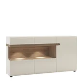 Kredensy - Kredens Typ 42 Linate Meble Wójcik Biały, Dąb Truflowy - miniaturka - grafika 1