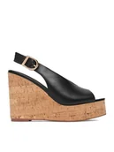 Sandały damskie - Badura Sandały C-ALANA-25-3-10YY Czarny - miniaturka - grafika 1