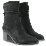 Botki damskie - Botki damskie M. Daszyński MR.2337-9 czarny - miniaturka - grafika 1